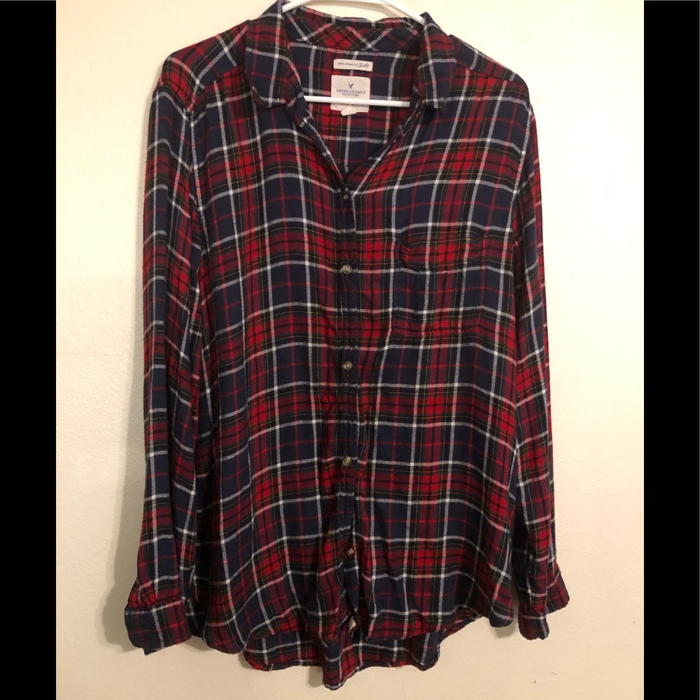 American Eagle Flannel Button Up